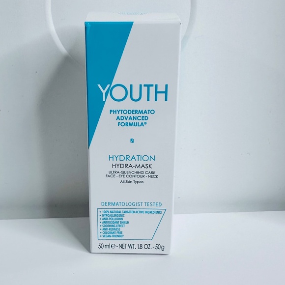 Youth Hydration HYDRA MASK Ultra Quenching Care Face Eye Contour Neck  1.8 oz - Picture 4 of 6